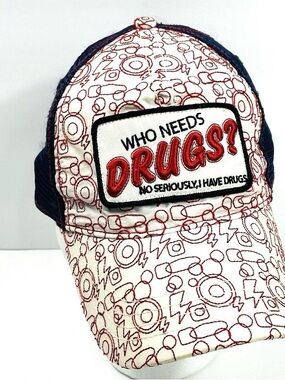 HYP Hats Crude Humor Embroidered Patch Snap Back Trucker Cap